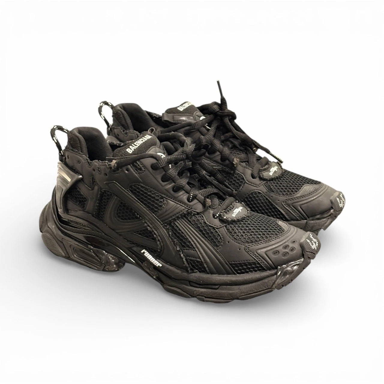 Balenciaga — Balenciaga Runner Black Sneakers | Size 45EU(12US)