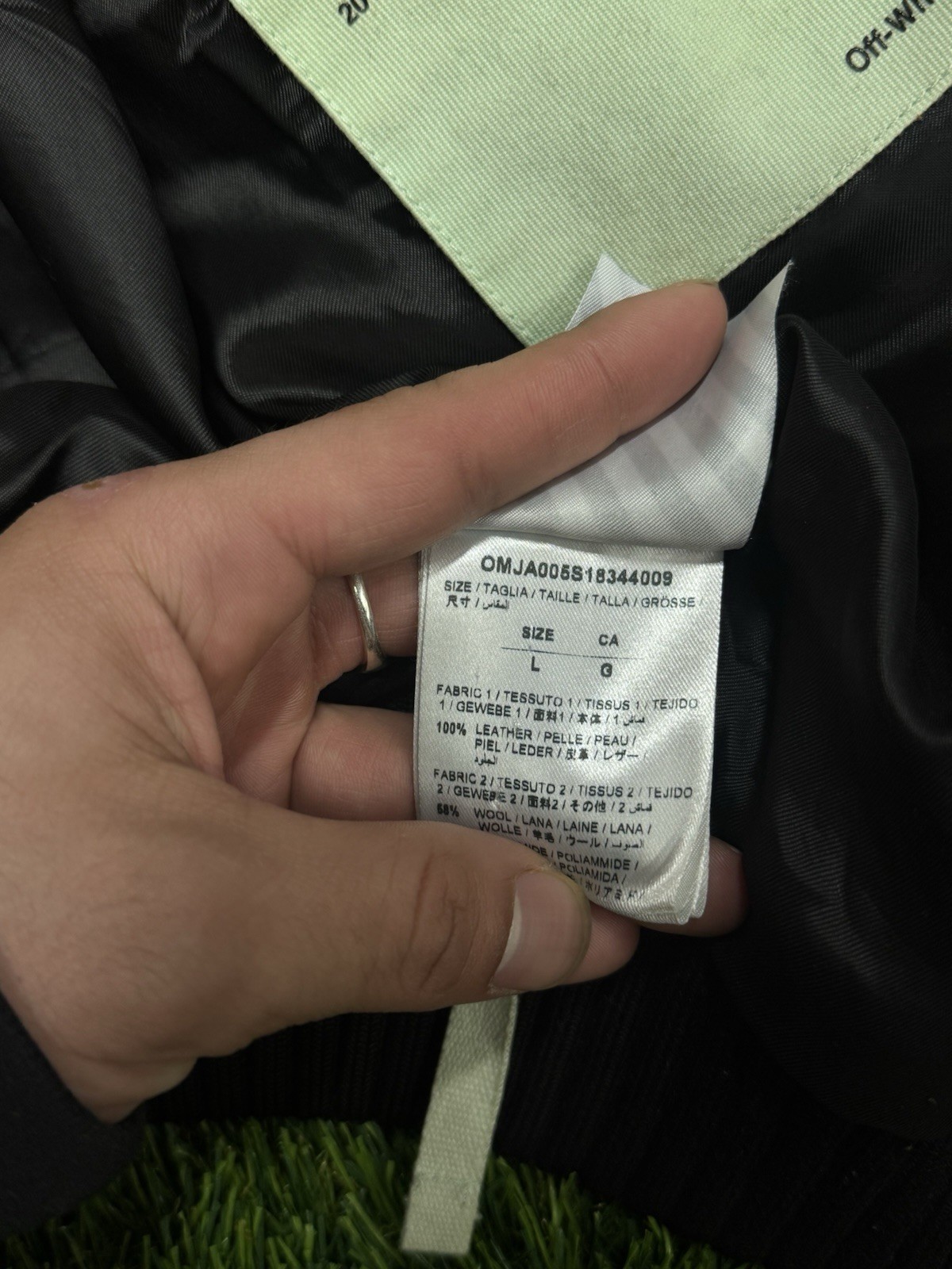 Off-White Eagle Temperature Eagle Varsity Jacket … - image 11