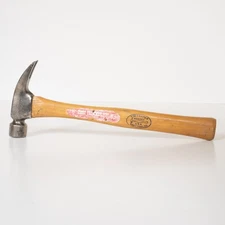 Hart 16 oz "The Framer" Trimmer Hammer Wooden Handle Smooth Face Used