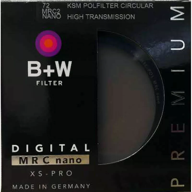 B+W 72mm CPL KSM Digital XS-PRO MRC Nano Haze Filter CIR-PL