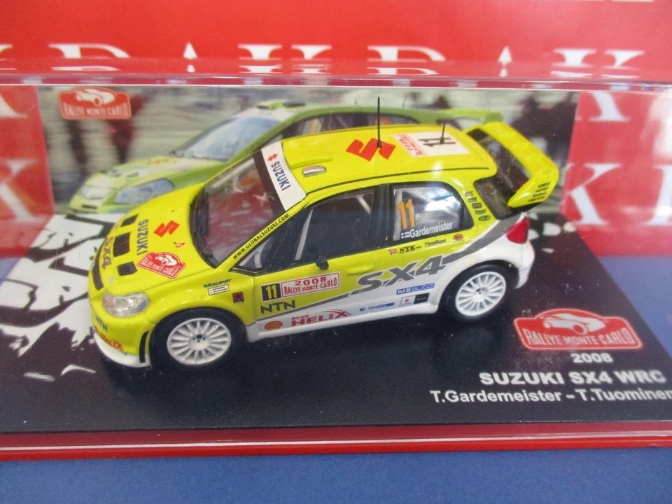 Die cast 1/43 Modellino Auto Suzuki SX4 Rally Monte Carlo 2008 T. Gardmeister - Immagine 4 di 4