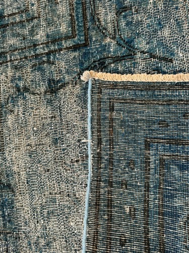 9'0" x 12'3" ft. Semi-Antique Turkish Ladik, Hand Knotted 100% Wool Rugs - Picture 6 of 6