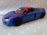 Audi R8 Sport Blau Modelauto Ca.13Cm *Neu* 1:36 RüCkzugmotor