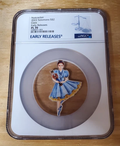 2022 Nutcracker Clara Solomon Islands 1oz Silver NGC Early Releases PL70