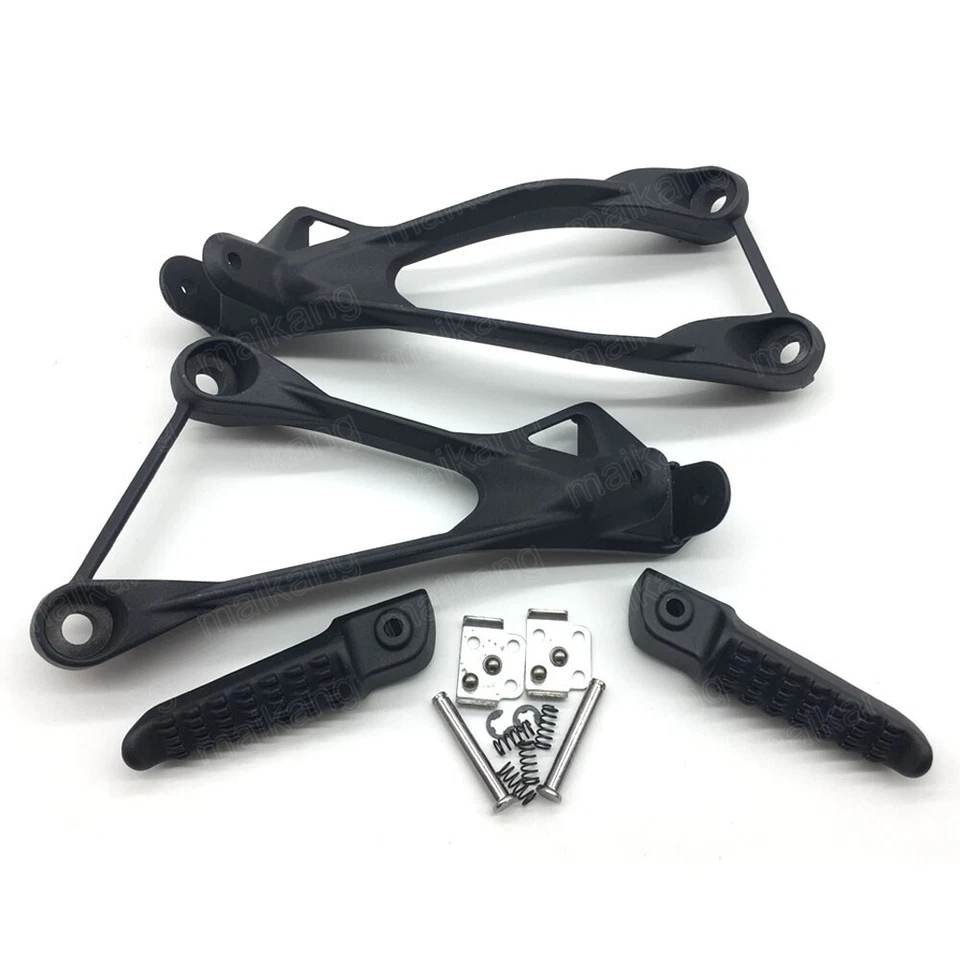 Black Rear Foot Peg Bracket For Kawasaki Ninja ZX6RR 2005-2006 ZX6R 2005-2008 - Image 4 of 4