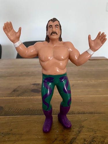 WWF LJN Wrestling Figure Jake The Snake Roberts Ha...