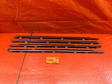 08-15 Lancer Evolution X Evo 10 Left Right Front Rear Chrome Door Glass Trim 217