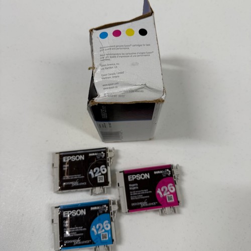 7-PACK EPSON GENUINE 126 BLACK & COLOR INK STYLUS NX330 NX430 - Picture 4 of 11