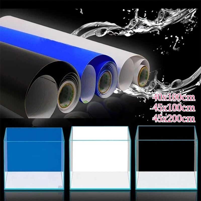 Односторонние наклейки на фон аквариума глубоководные легкие плотные современные - Изображение 3 из 4