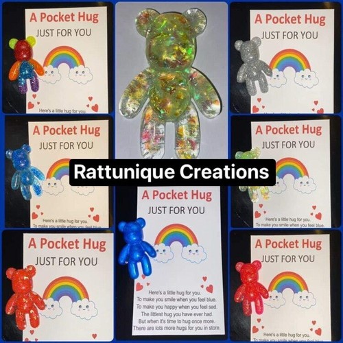 pocket hug teddy bear