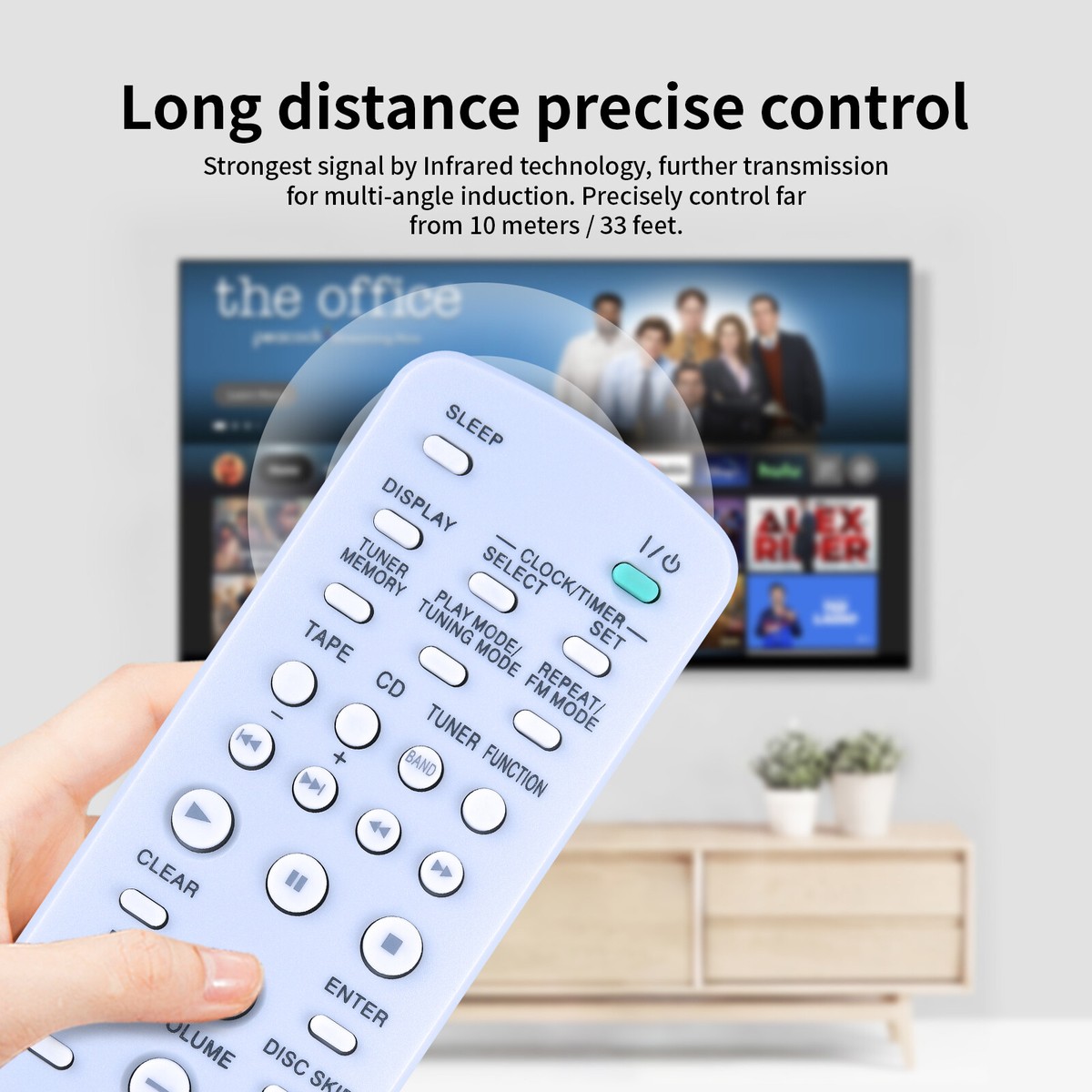 RM-SC1 Remote Control For Sony Mini Hi-Fi CMT-NE3 MHC-GX250