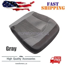 Driver Side Bottom Replacement Cloth Seat Cover Gray Fit For 1999-2003 Ford F150