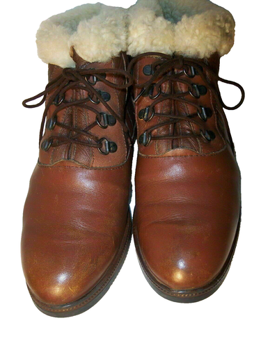 Draper of Glastonbury sz 7 (UK6) Sheepskin Shearling Lightweight Fashion Boots - Picture 3 of 8