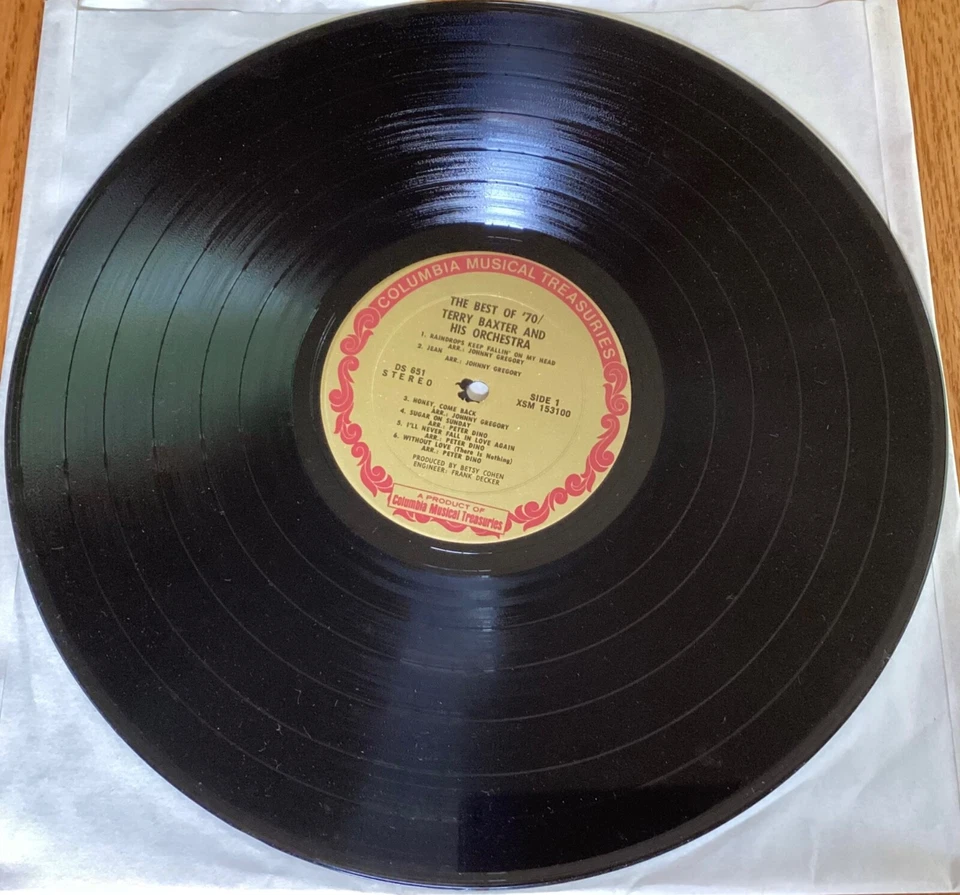 Terry Baxter and His Orchestra “The Best of ‘70, 36 Songs” 33 1/3 rpm 3-LP set - Image 4 of 4