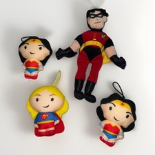 MCDONALDS 2021 DC PLUSH TOYS SUPER HEROES X 3 Happy Meal Toys Plus Robin