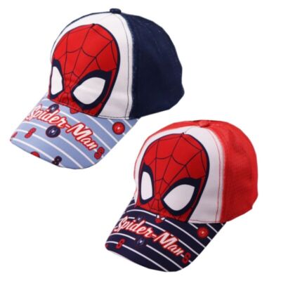 Marvel Spiderman Kinder Basecap Baseball Kappe Mütze Hut Jungen 52/54 Blau Rot