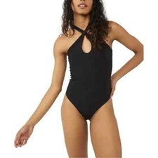 Free People Cross My Heart Duo Bodysuit Black L84148 Size S