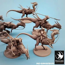 Dilophosaurus by Rescale Miniatures | D&D | DnD | Print on Demand