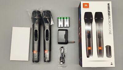 JBLWIRELESSMICAM 2 Wireless Dynamic Microphones with Receiver New CA stock
