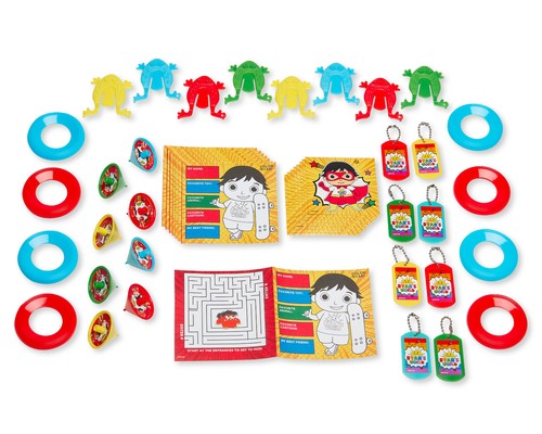 RYAN'S WORLD Birthday Party Plates Napkins Banner Gummies Toys Favors Cups Masks - Picture 20 of 31