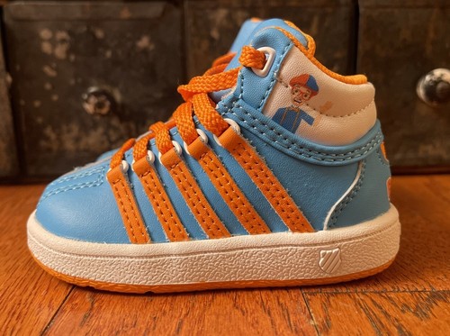 New with Box K-Swiss Blippi Classic Mid Shoes Infant Baby size 4 RARE - Picture 3 of 16