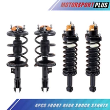 4PCS Front Rear Complete Shock Struts w/ Spring For 2008-2017 Mitsubishi Lancer