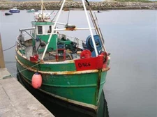 Photo 6x4 Trawler, Burtonport Ailt an Chorrain Tied along the pier c2005