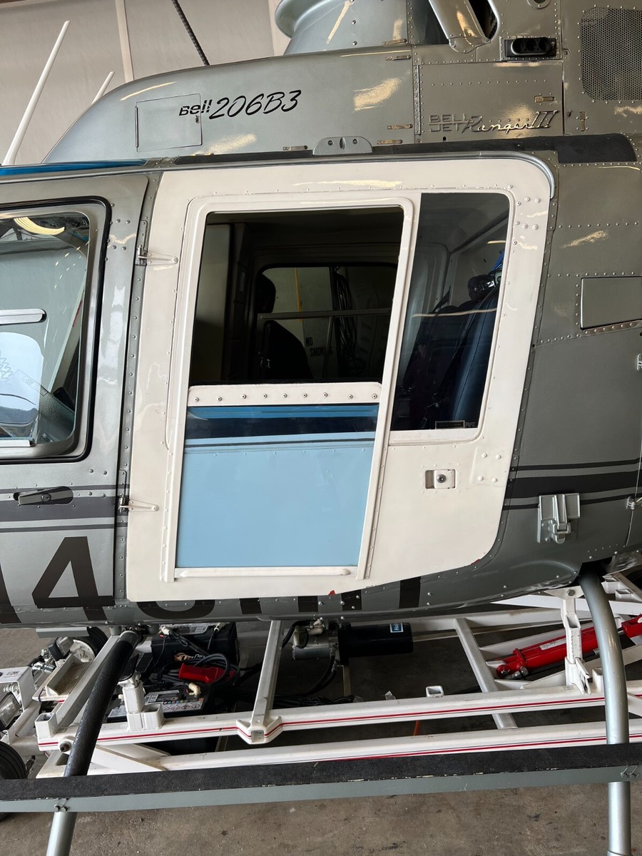 Bell 206 Helicopter Left Passenger Door with Photo Window | eBay