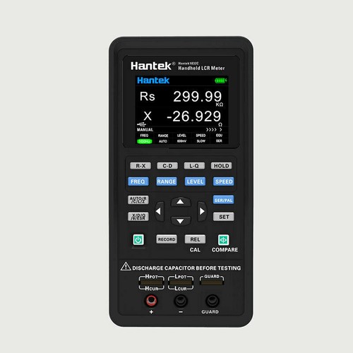 Hantek 1833C Digital Bridge Handheld LCR Meter Inductance Capacitance OHM Tester - Picture 2 of 16
