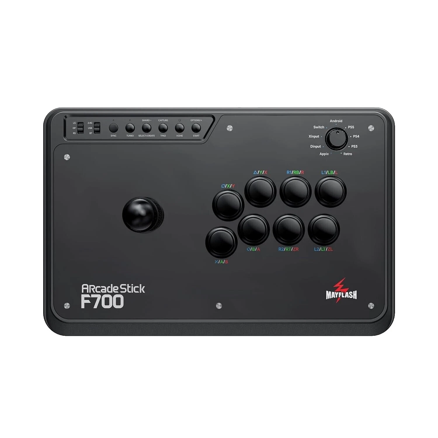 Wireless Negro Palo lucha/controladores de videojuegos arcade Pad