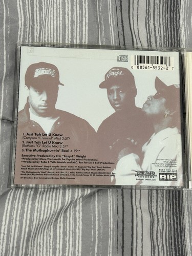 Eazy E CD- Just Tah Let U Know Limited Edition 1995 - Picture 3 of 5