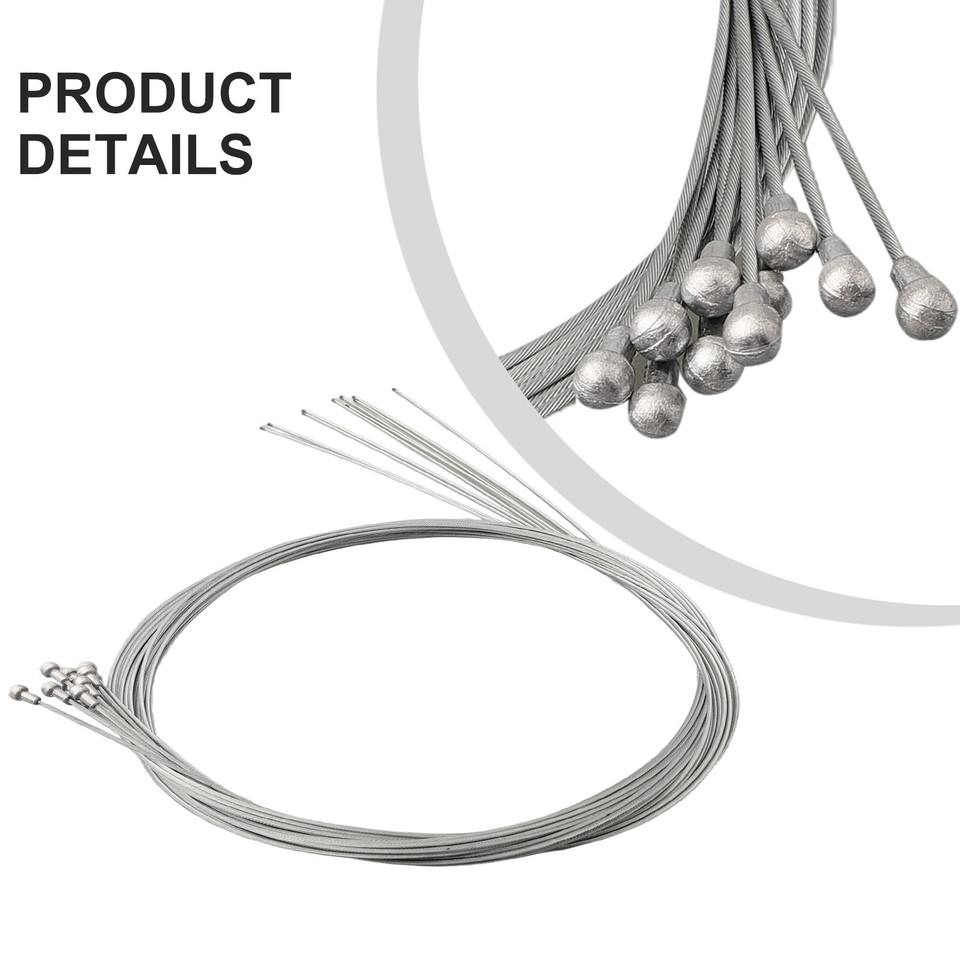 10PCS ROAD BIKE INNER BRAKE CABLES WITH PEAR ENDS ROAD BIKE 1.5*1700mm