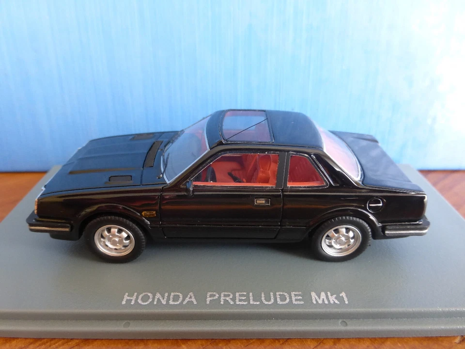 Honda Prelude Mki Black 1980 Neo 43482 1/43 Noir Phase 1 Lhd Left Hand Drive - Image 3 of 4