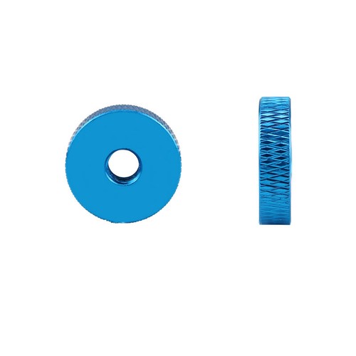 M3~M10 Aluminium Alloy Knurled Thumb Nut Hand Grip Knob Thin Type Through-Hole - Picture 17 of 18