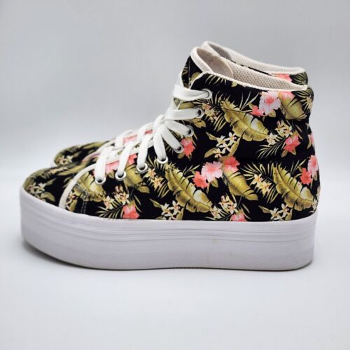 JC Play By Jeffrey Campbell Platform Hightop Sneaker Used Sz 9 Women's - Picture 4 of 13