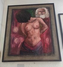 QUADRO VINTAGE NUDO DI DONNA