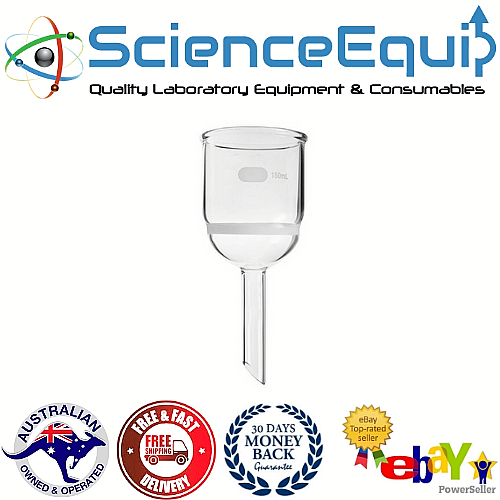 Sintered Funnel Buchner Funnel PREMIUM BOROSILICATE Porosity G4 80ml 1