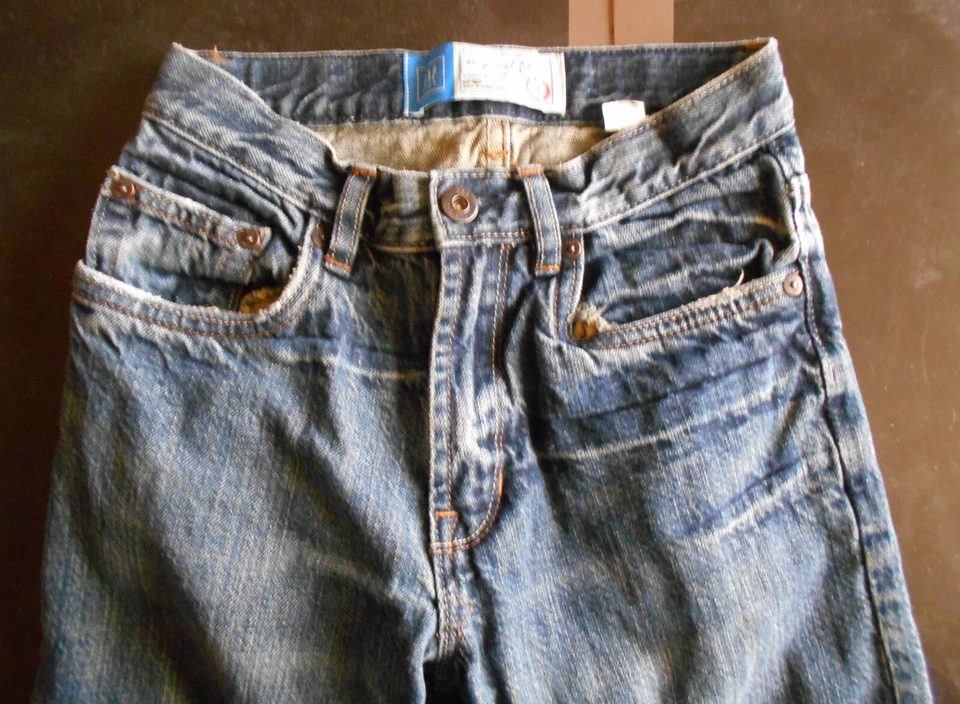 Jean bleu enfant garcon taille 12 ans slim, marque Gap Kids, coton - Photo 3/4