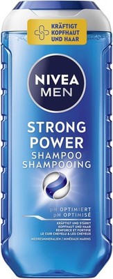 NIVEA MEN Strong Power Shampoo Herren Haarpflege Meeresmineralien 250 ml