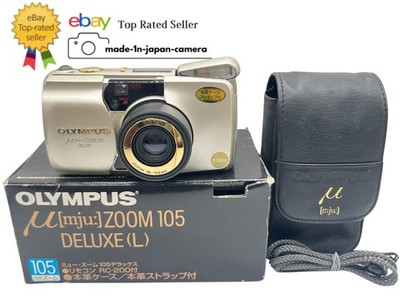 *MINT in Box* Olympus μ mju stylus Zoom 105 Point & Shoot Film Camera ...