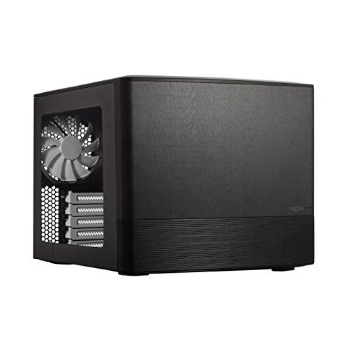 Fractal Design Node 804 Custodia Cubo Nera con Finestra Trasparente Micro Atx Spazzolato A - Immagine 2 di 3