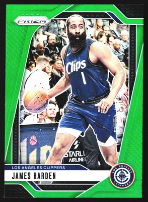 James Harden 2024-25 Panini Prizm Green Prizm Los Angeles Clippers