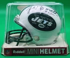 Joe Namath Signed Mini Helmet With Case USA Certification