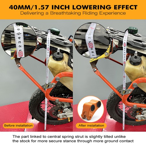 For KTM 690 Enduro/SMC /R 2008-2018 Aluminum Rear Lowering & Lowering Link Kit - Picture 3 of 18