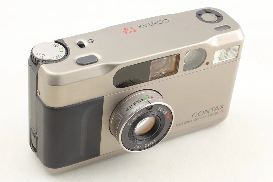 Cámara fotográfica compacta Contax T2 Titan 35 mm Leer [Exc+5 con correa] de JAPÓN - Imagen 3 de 4
