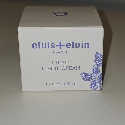 NEW Elvis + Elvin New York Lilac Night Cream 50 ml Revitalizing Skincare