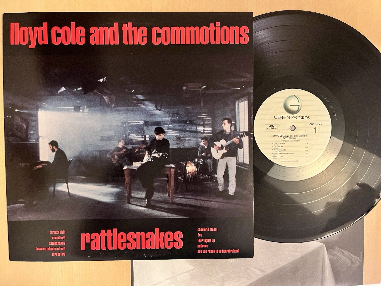 Lloyd Cole  & The Commotions, Rattlesnakes, GHS 24064, VG+/VG+