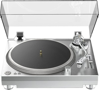 DIGITNOW! HiFi Plattenspieler Riemenantrieb USB Vinyl-to-Digital AT-3600L Silber