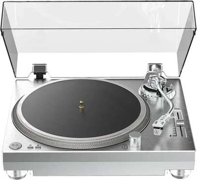 DIGITNOW! HiFi Plattenspieler Riemenantrieb USB Vinyl-to-Digital AT-3600L Silber - Bild 1 von 4