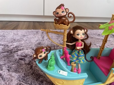 Mattel Enchantimals Puppen Dachungelboot Puppe